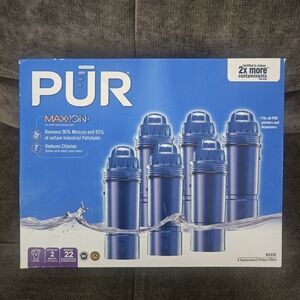 PUR Maxion Blue Water Filter 5 Pack UPC723987950617